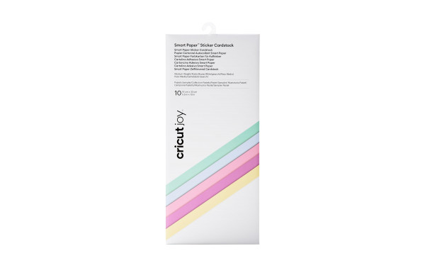 Jalino.ch - Cricut Stickerpapier JOY 14 x 33 cm, 10 Stück, Pastellfarben